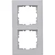 Kopp 406934000 afdekraam 2-voudig HK07 PURE grijs mat