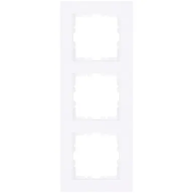 Kopp 407013009 afdekraam 3-voudig HK07 PURE arctic wit glans