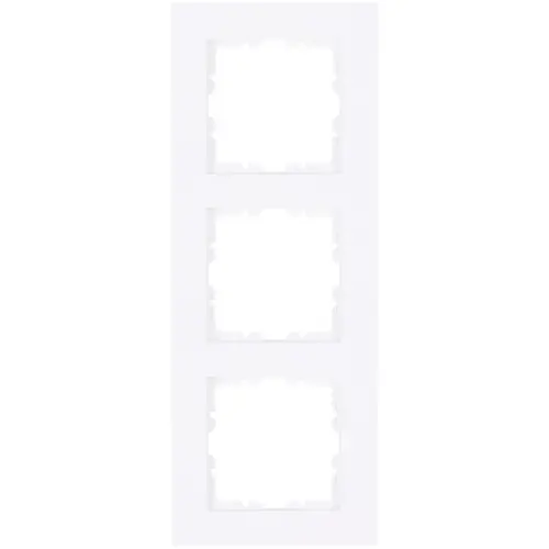 Kopp 407013009 afdekraam 3-voudig HK07 PURE arctic wit glans