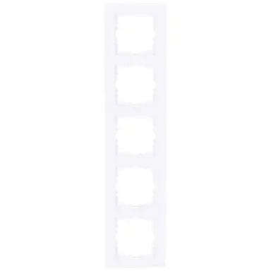 Kopp 407213005 afdekraam 5-voudig HK07 PURE arctic wit glans