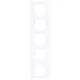 Kopp 407213005 afdekraam 5-voudig HK07 PURE arctic wit glans