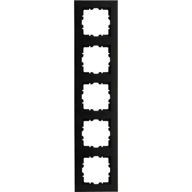 Kopp 407250000 afdekraam 5-voudig HK07 PURE zwart mat