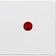 Kopp 490043006 schakelwip controlevenster rood HK07 Athenis arctic wit mat