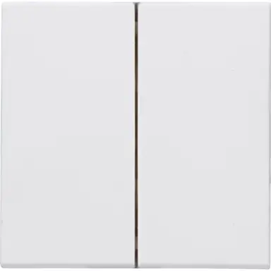 Kopp 490332007 schakelwip 2-voudig HK07 Athenis arctic wit mat