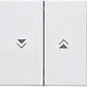 Kopp 490338003 wip jaloezieschakelaar 2-voudig HK07 Athenis arctic wit mat