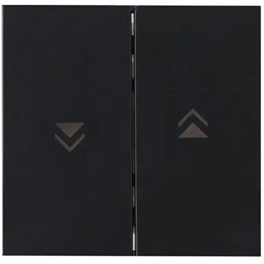 Kopp 490359008 wip jaloezieschakelaar 2-voudig HK07 Athenis zwart mat