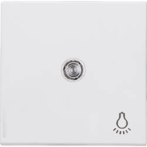 Kopp 490444009 schakelwip controlevenster met licht symbool HK07 Athenis arctic wit mat