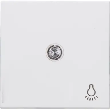 Kopp 490448003 schakelwip controlevenster met licht symbool HK07 Athenis arctic wit glans