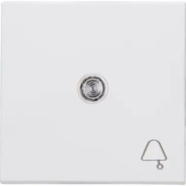 Kopp 490454006 schakelwip controlevenster met bel symbool HK07 Athenis arctic wit mat