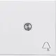 Kopp 490458000 schakelwip controlevenster met bel symbool HK07 Athenis arctic wit glans