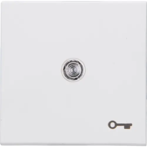 Kopp 490468007 schakelwip controlevenster met sleutel symbool HK07 Athenis arctic wit glans