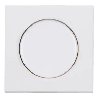 Kopp 490613003 dimmerknop druk-draaidimmer HK07 Athenis arctic wit glans