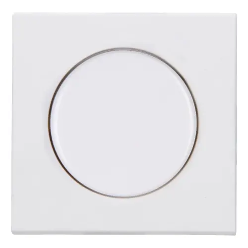 Kopp 490613003 dimmerknop druk-draaidimmer HK07 Athenis arctic wit glans