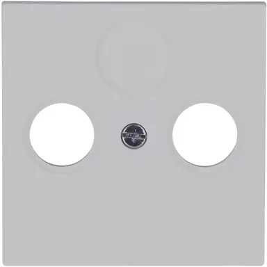 Kopp 490934007 centraalplaat antenne / COAX wandcontactdoos HK07 Athenis grijs mat