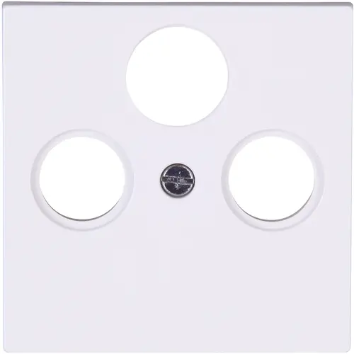 Kopp 491032009 centraalplaat antennecontactdoos TV / radio + SAT HK07 Athenis arctic wit mat
