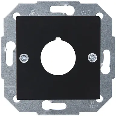 Kopp 491750002 centraalplaat met draagring voor Boring HK07 Athenis zwart mat