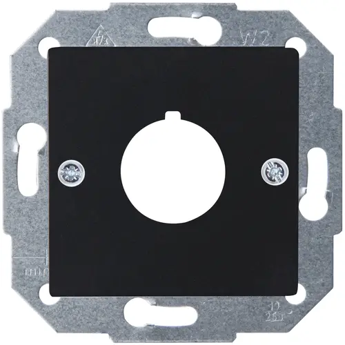 Kopp 491750002 centraalplaat met draagring voor Boring HK07 Athenis zwart mat