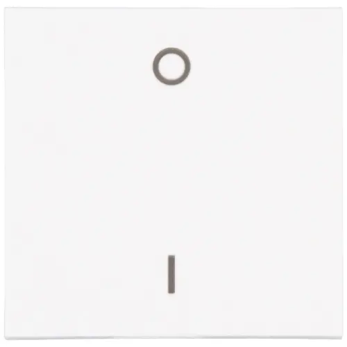 Kopp 491913003 schakelwip met opdruk 0 - I HK07 Athenis arctic wit glans