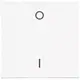 Kopp 491932006 schakelwip met opdruk 0 - I HK07 Athenis arctic wit mat