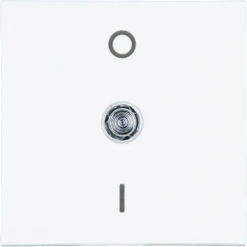 Kopp 491943004 schakelwip met opdruk 0 - I met controlevenster transparant HK07 Athenis arctic wit glans