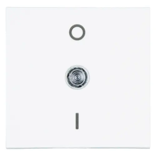 Kopp 491953001 schakelwip met opdruk 0 - I met controlevenster transparant HK07 Athenis arctic wit mat