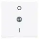Kopp 491953001 schakelwip met opdruk 0 - I met controlevenster transparant HK07 Athenis arctic wit mat