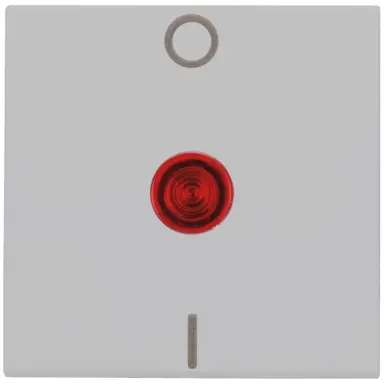 Kopp 491962007 schakelwip met opdruk 0 - I met controlevenster rood HK07 Athenis grijs mat