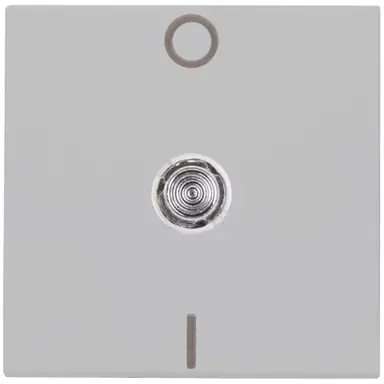 Kopp 491963008 schakelwip met opdruk 0 - I met controlevenster transparant HK07 Athenis grijs mat
