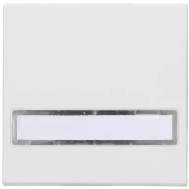 Kopp 492032000 schakelwip met tekstveld HK07 Athenis arctic wit mat