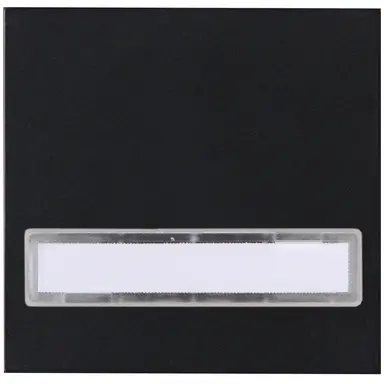 Kopp 492050002 schakelwip met tekstveld HK07 Athenis zwart mat