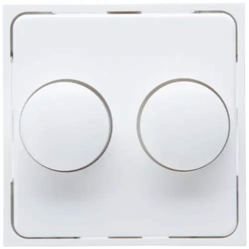 Kopp 492813001 dimmerknop tbv duodimmer HK07 Athenis arctic wit glans