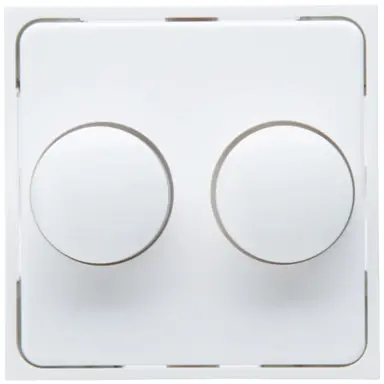 Kopp 492832004 dimmerknop tbv duodimmer HK07 Athenis arctic wit mat