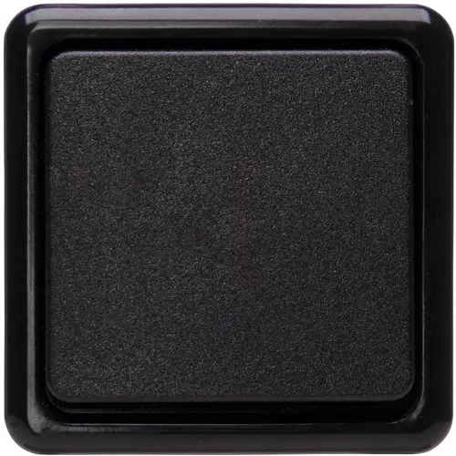 Kopp 514305000 opbouw enkel drukcontact terugverend 1 maakcontact Standard zwart