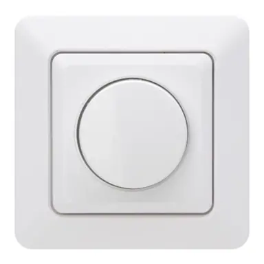 Kopp 820229007 draaidimmer Standard LED 3-35W arctic wit + opbouwbak