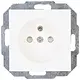 Kopp 940432000 wandcontactdoos penaarde kindveilig HK07 Athenis arctic wit mat
