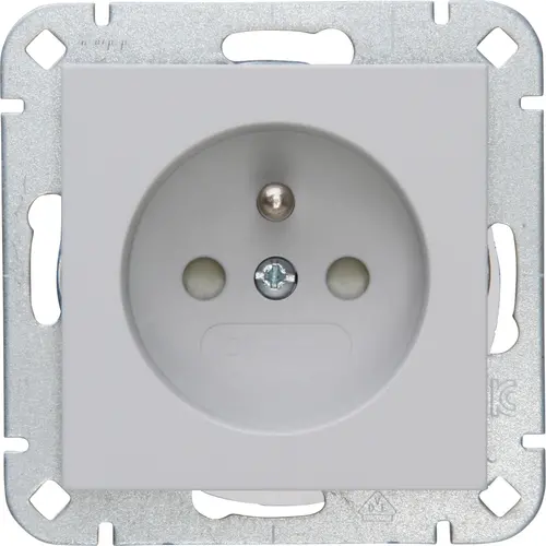 Kopp 940434002 wandcontactdoos penaarde verhoogde aanraakbeveiliging HK07 Athenis grijs mat