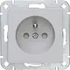 Kopp 940434002 wandcontactdoos penaarde verhoogde aanraakbeveiliging HK07 Athenis grijs mat