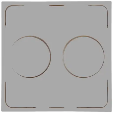 Kopp 492834006 dimmerknop tbv duodimmer HK07 Athenis grijs mat