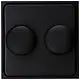 Kopp 492850006 dimmerknop tbv duodimmer HK07 Athenis zwart mat