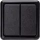 Kopp 513505005 opbouw serieschakelaar Standard zwart