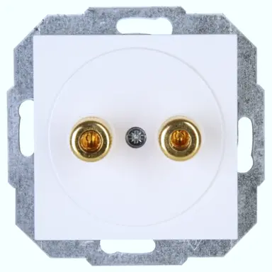 Kopp 951613001 centraalplaat met luidsprekerbus HK07 Athenis arctic wit glans