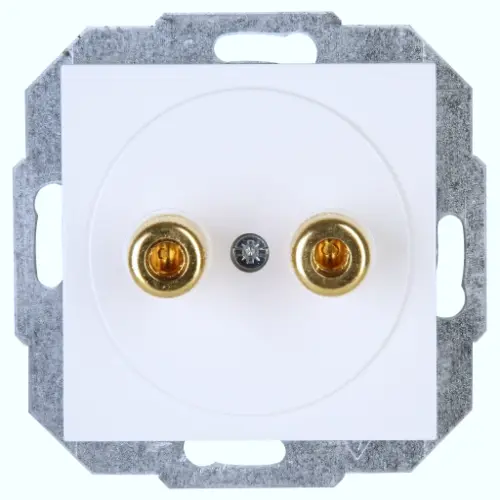 Kopp 951613001 centraalplaat met luidsprekerbus HK07 Athenis arctic wit glans