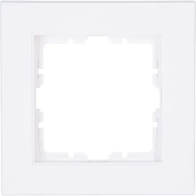 Kopp 402113007 afdekraam 1-voudig HK07 arctic wit glans