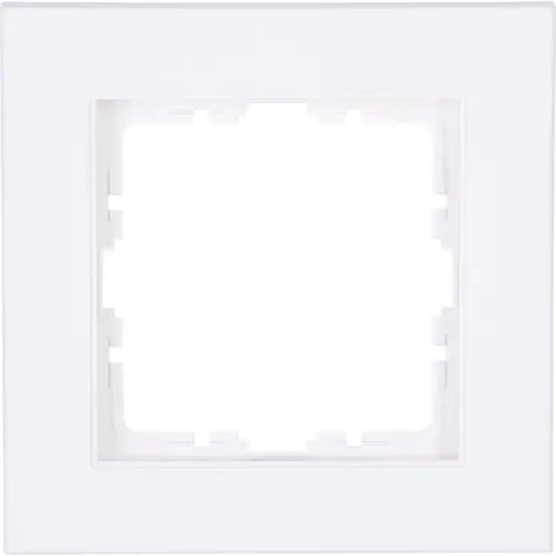 Kopp 402113007 afdekraam 1-voudig HK07 arctic wit glans