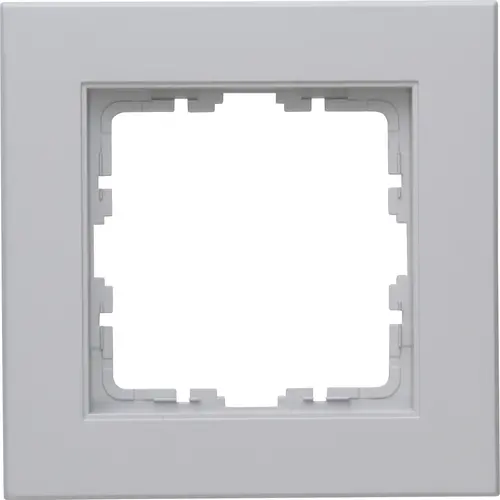 Kopp 402134002 afdekraam 1-voudig HK07 grijs mat