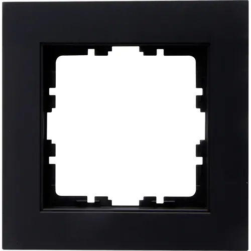 Kopp 402150002 afdekraam 1-voudig HK07 zwart mat