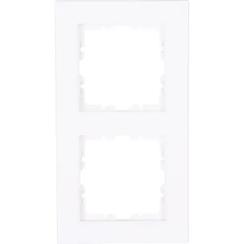 Kopp 402613002 afdekraam 2-voudig HK07 arctic wit glans