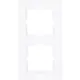 Kopp 402613002 afdekraam 2-voudig HK07 arctic wit glans