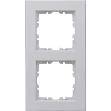 Kopp 402634007 afdekraam 2-voudig HK07 grijs mat