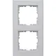 Kopp 402634007 afdekraam 2-voudig HK07 grijs mat